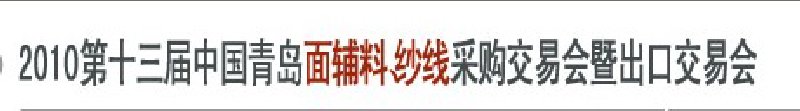 2010第十三屆中國(guó)青島國(guó)際面輔料、紗線采購(gòu)交易會(huì)暨出口交易會(huì)